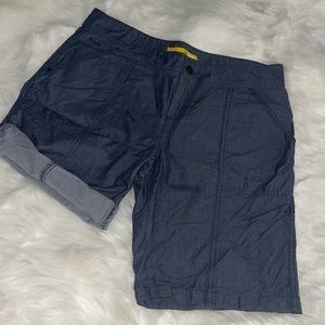 LOLE Cotton Denim Bermuda Shorts 12